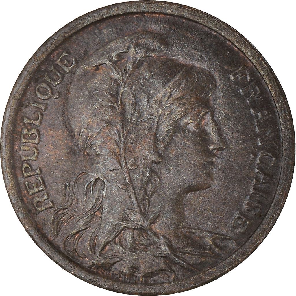 French 1 Centime Coin | Third Republic | KM840 | France | 1898 - 1920
