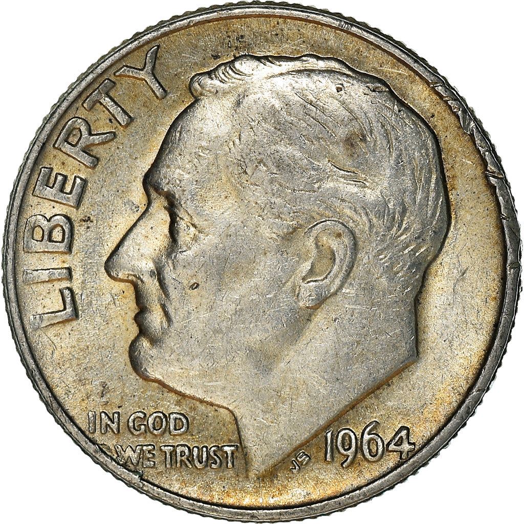 USA | 1 Dime Mønt | Franklin D. Roosevelt | KM:195 | 1946 - 1964