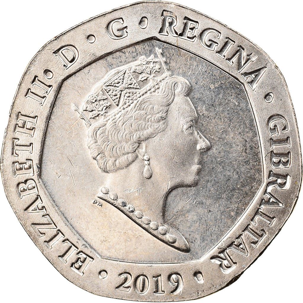 Gibraltar | 20 Pence Coin | Island Games | Km:1651 | 2019