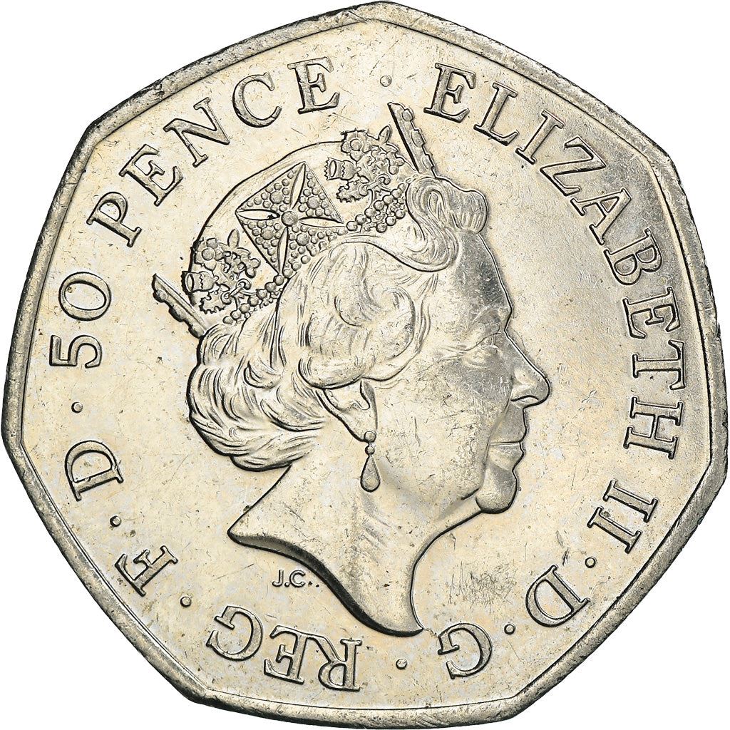 United Kingdom | 50 Pence Coin | Battle of Hastings | KM:1376 | 2016