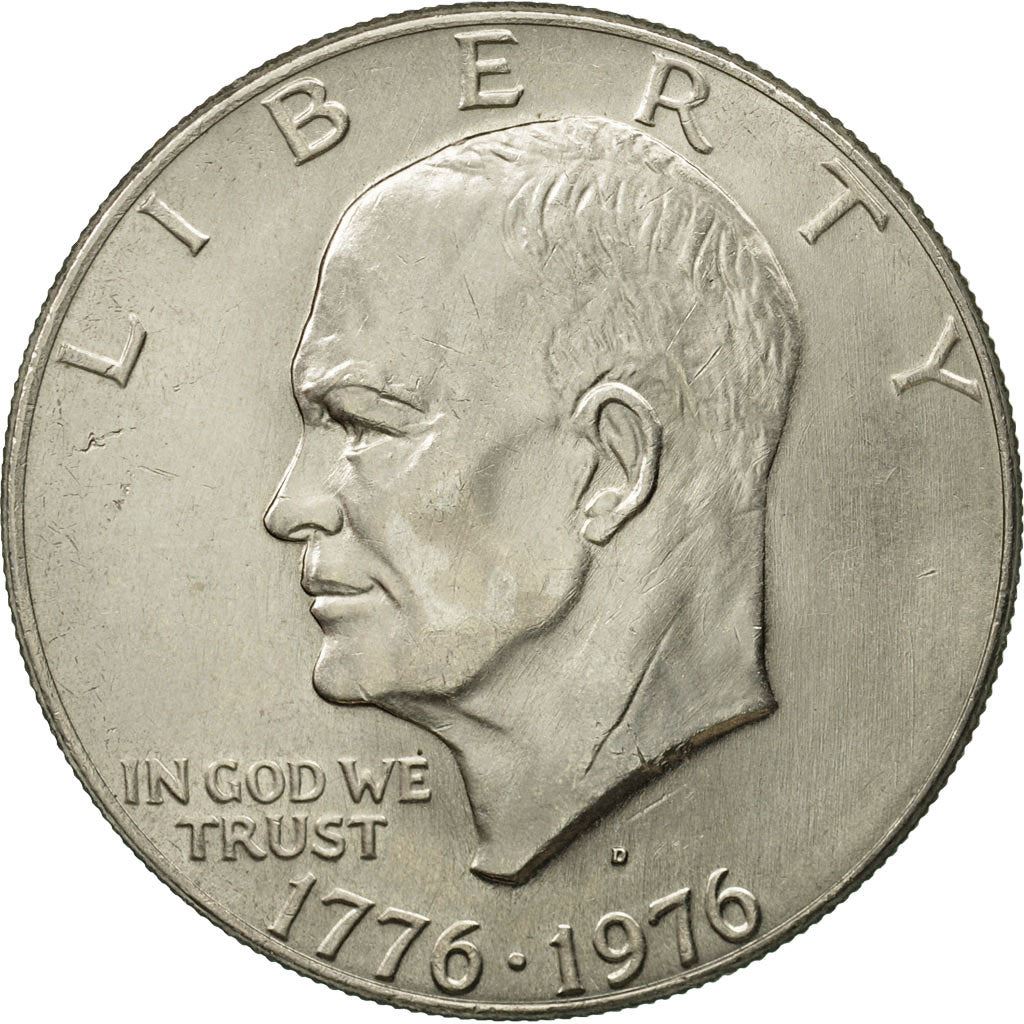 United States | 1 Dollar Coin | Liberty Bell | Copper-nickel clad copper | KM:206 | 1976