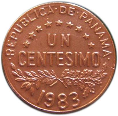 Panama 1 Centesimo Coin | Chief Urraca | KM22a | 1983