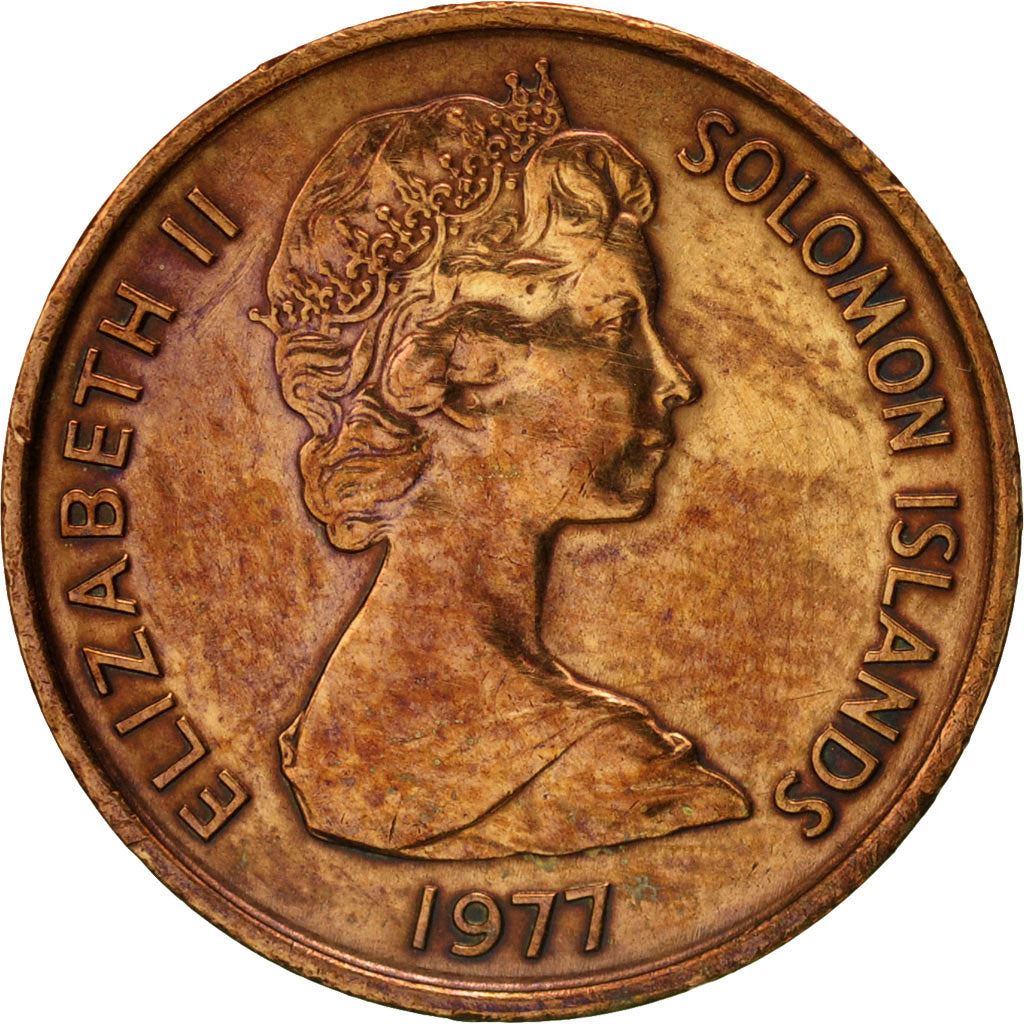 Solomon Islands | 1 Cent Coin | Elizabeth II | Food Bowl | Km:1 | 1977 - 1983
