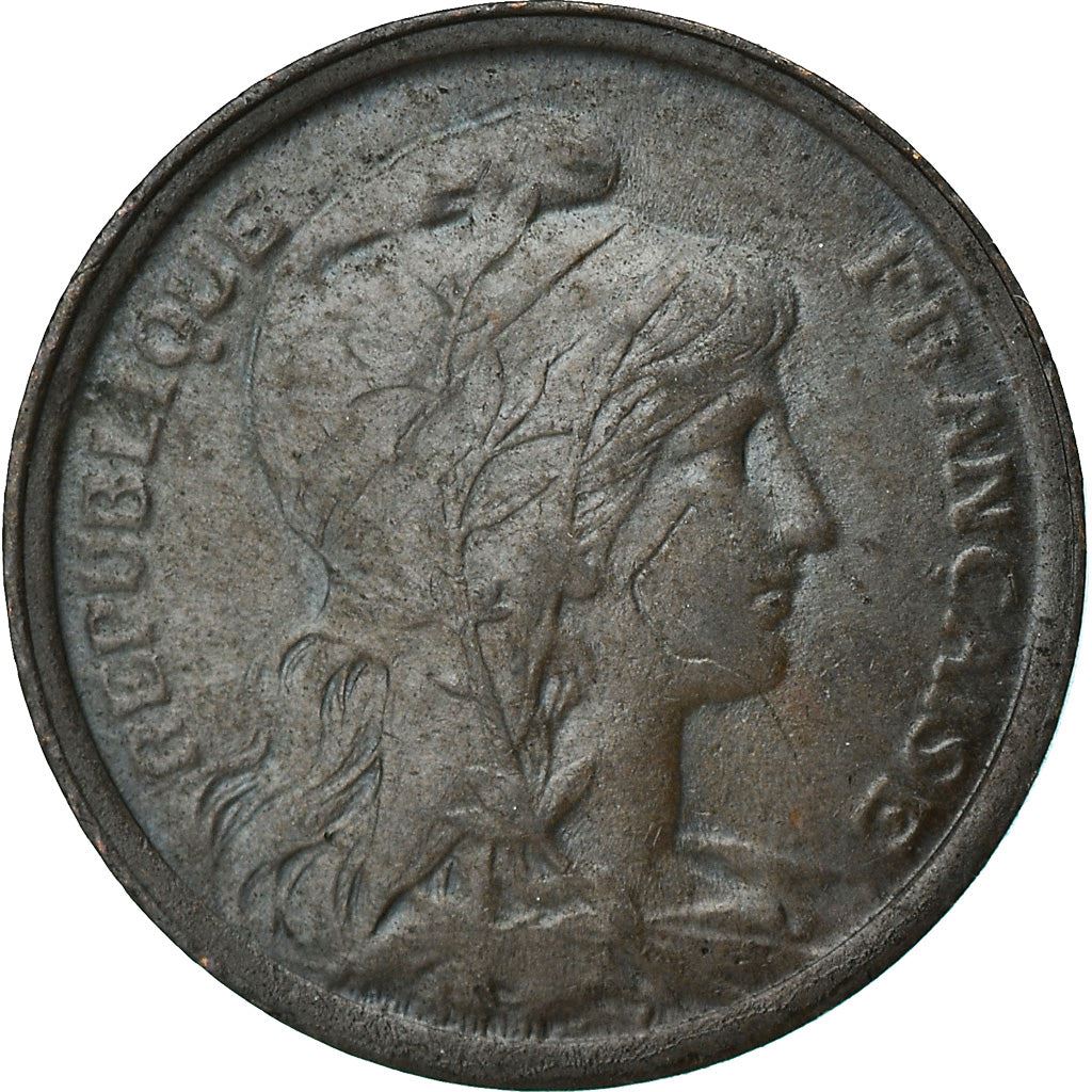 French 1 Centime Coin | Third Republic | KM840 | France | 1898 - 1920