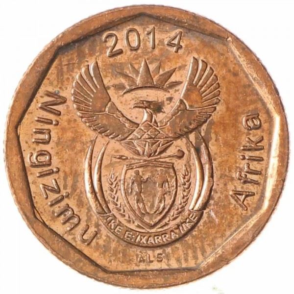 South Africa | 10 Cents Coin | Flowers | Arum Lily | Uc:6 | 2014