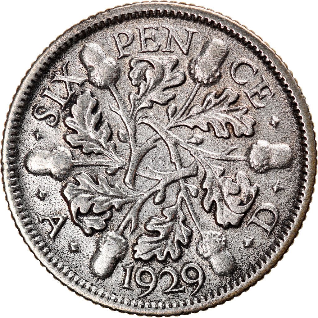 United Kingdom | 6 Pence Coin | George V | KM:832 | 1927 - 1936