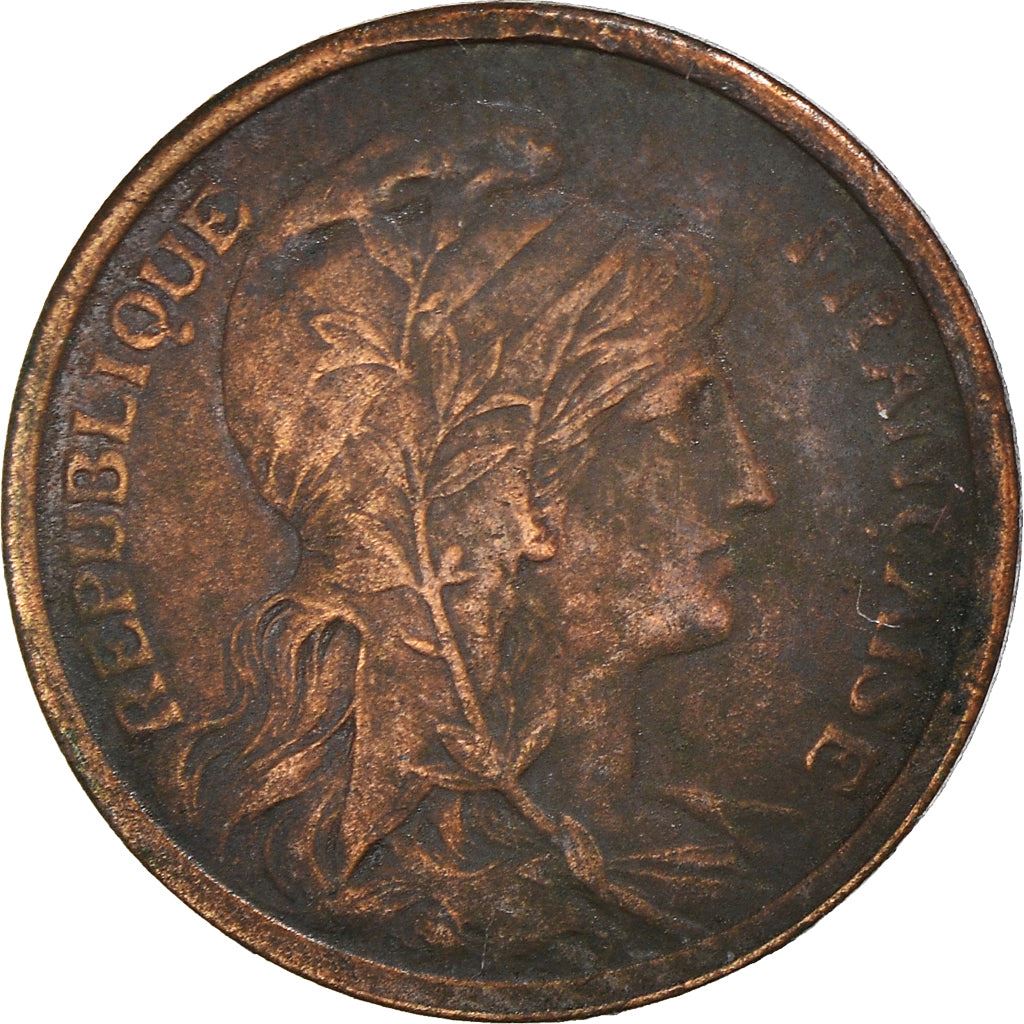 French 1 Centime Coin | Third Republic | KM840 | France | 1898 - 1920