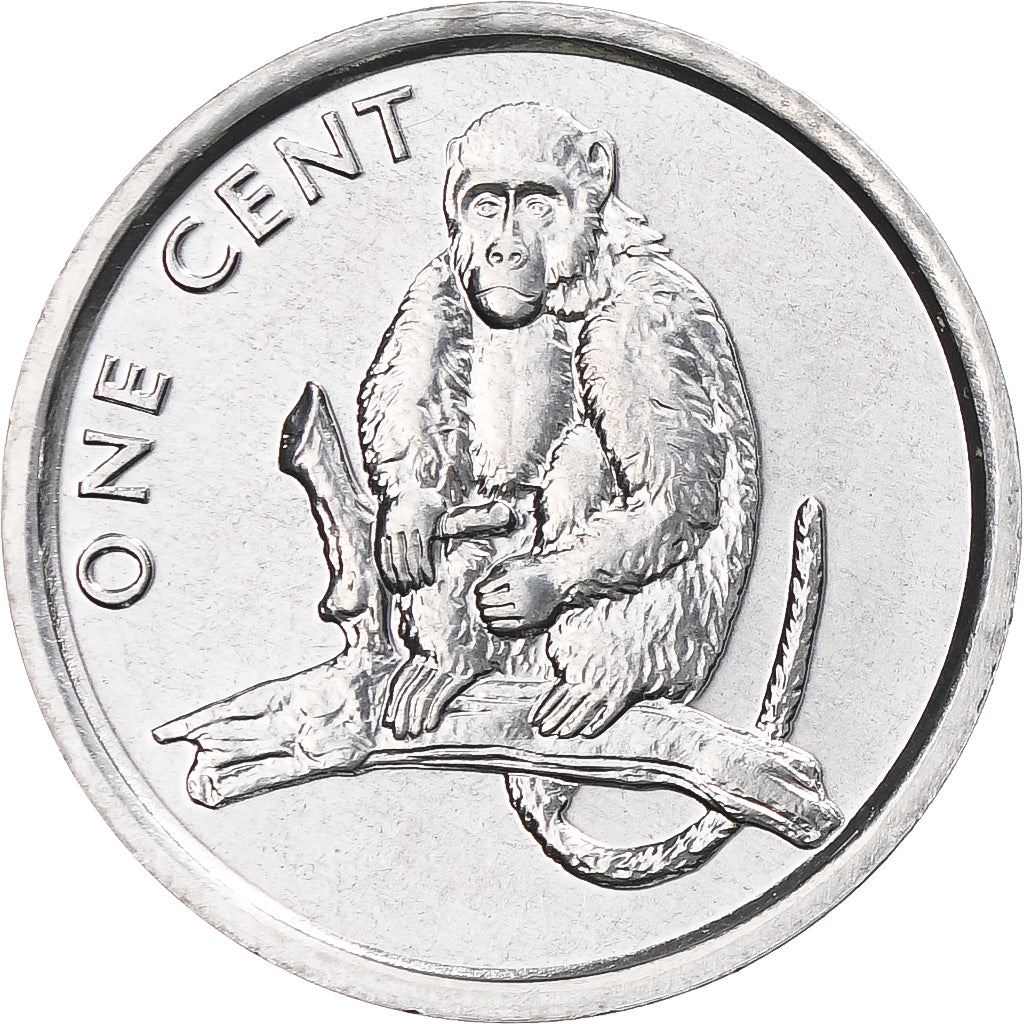 Ilhas Cook | Moeda de 1 Cêntimo | Macaco | Km:423 | 2003