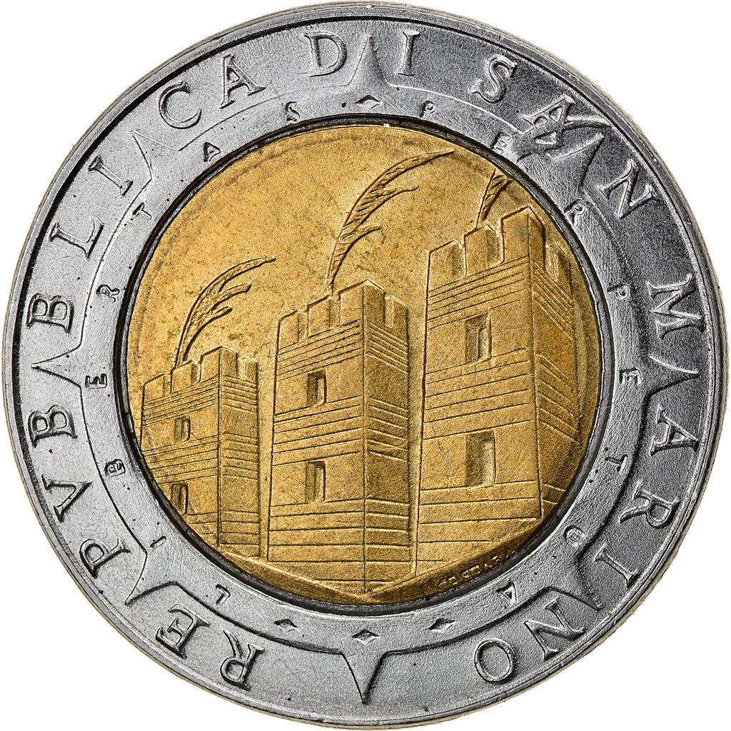 San Marino | 500 Lire Coin | Columbus | Km:286 | 1992