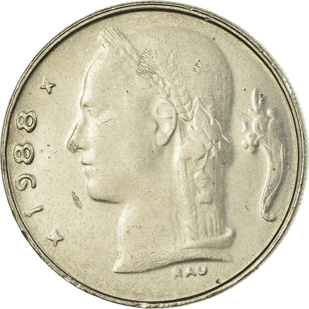 Belgian Coin 1 Franc - Baudouin I België | Cornucopia | Oak | Star | KM143 | 1950 - 1988