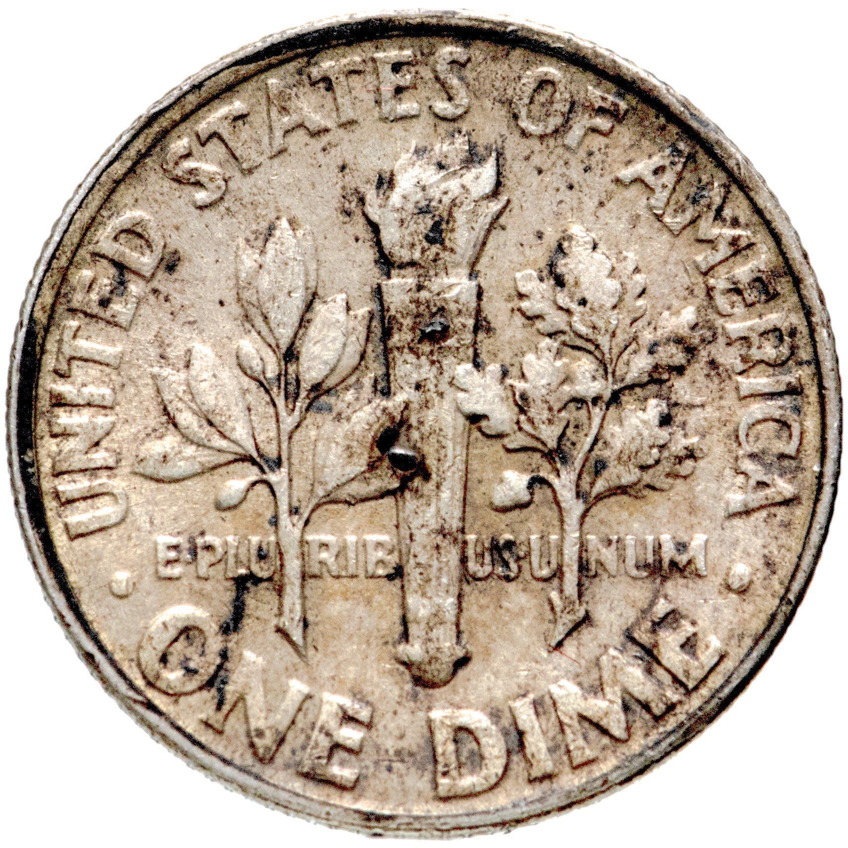USA | 1 Dime Mønt | Franklin D. Roosevelt | KM:195 | 1946 - 1964