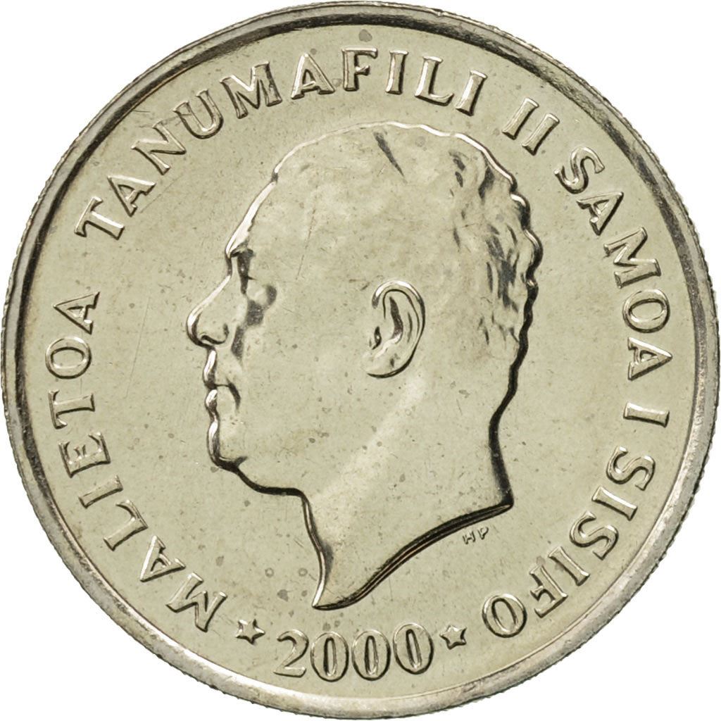 Samoa | 5 Sene Münze | Malietoa Tanumafili II | Ananas | Km:14 | 1974 - 2000