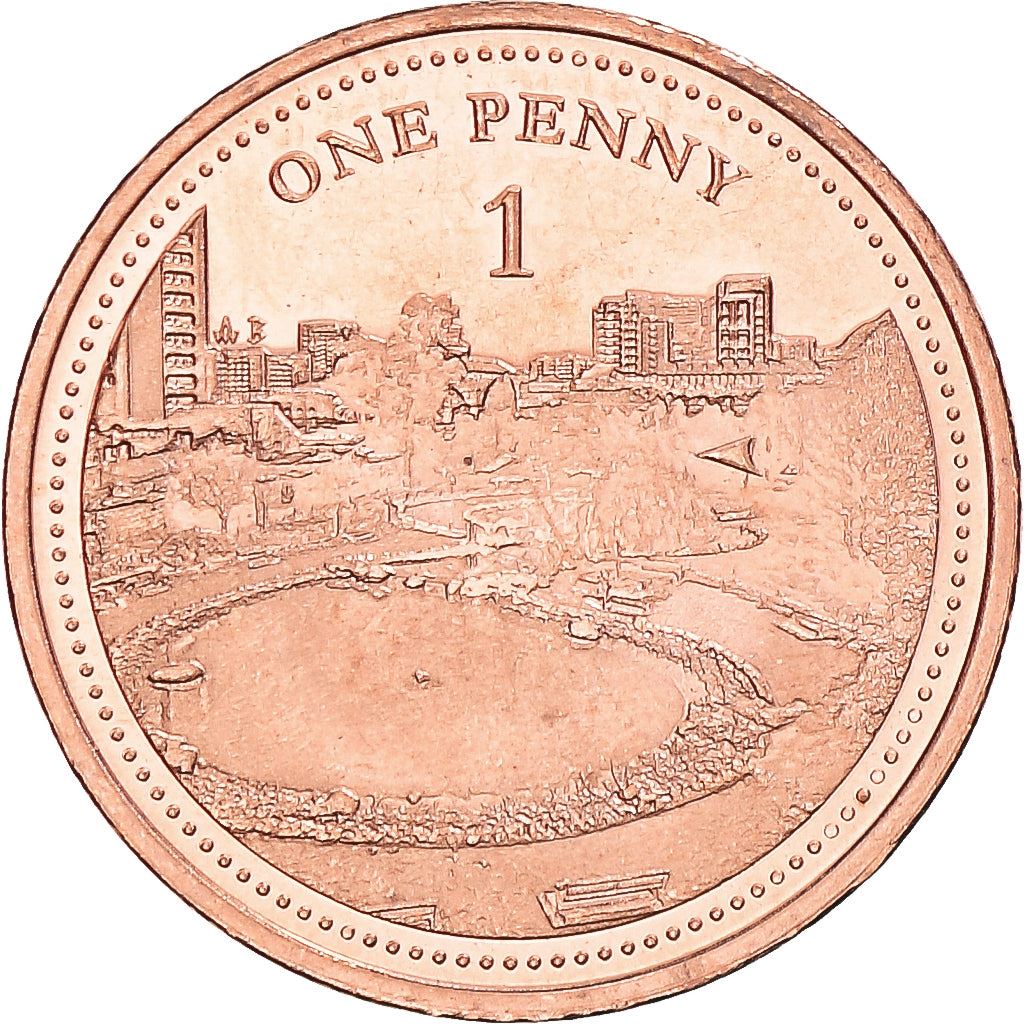 Gibraltar | 1 Penny Mynt | Commonwealth Park | Km:1681 | 2020