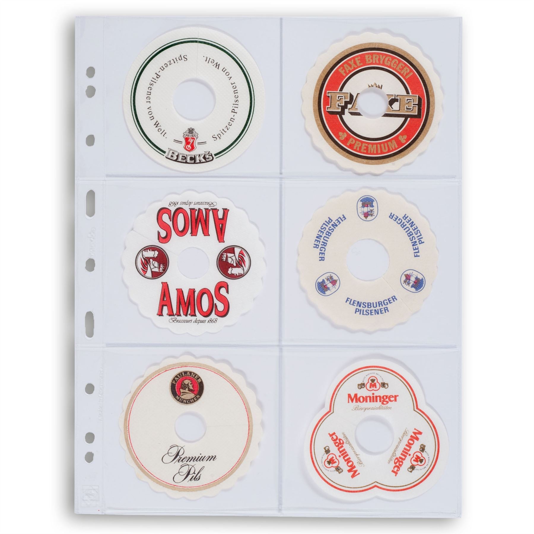 GRANDE Pocket Sheets for Ring Binders | Packs of 5 | Different Pocket Configurations | 2 Colors Available