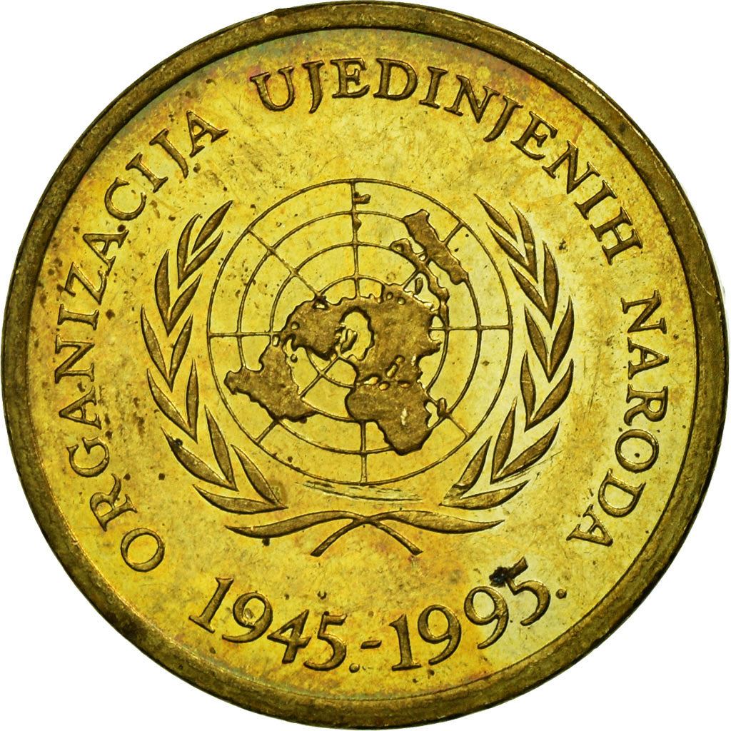 Kroatien | 10 Lipa Mønt | De Forenede Nationer | KM:38 | 1995