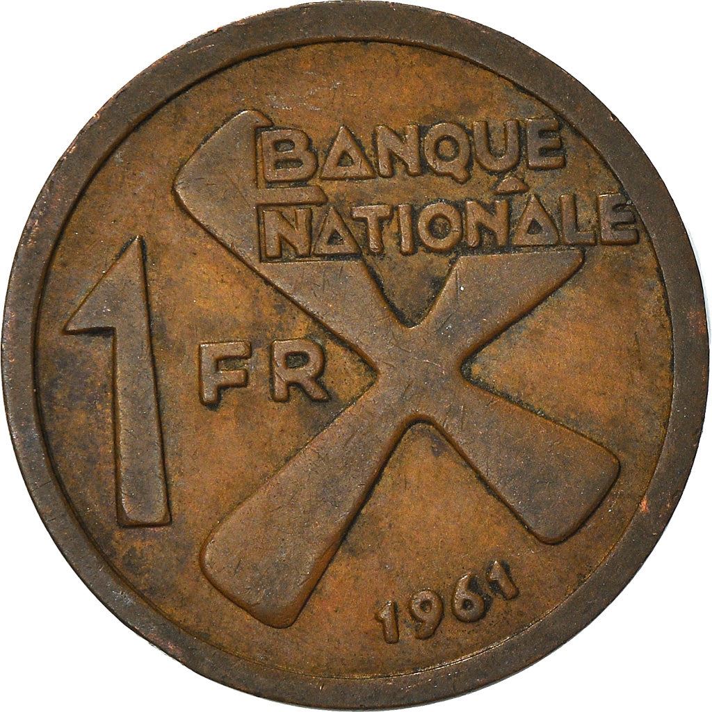 Congo > Katanga | 1 Franc Coin | Bananas | Km:1 | 1961