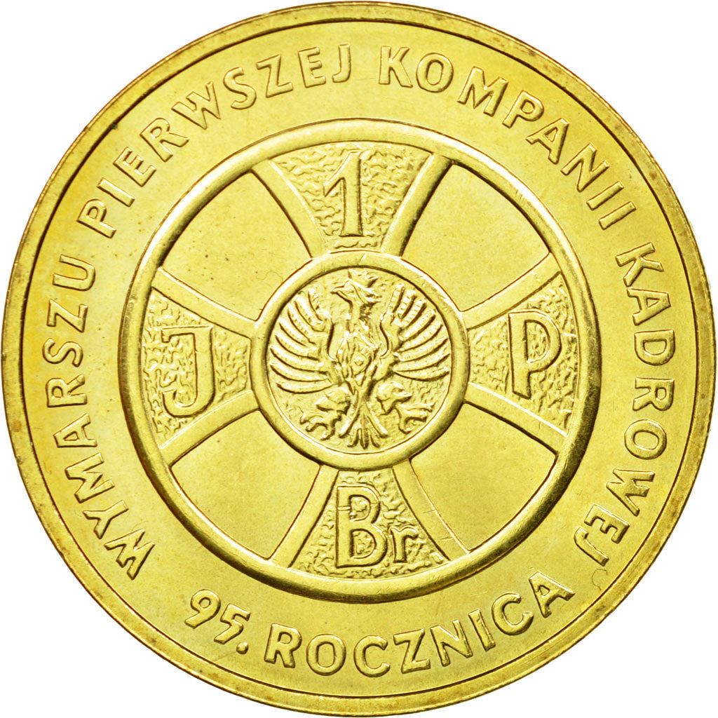 Poland | 2 Zlotys Coin | Cadre Company March Out | Y:690 | 2009