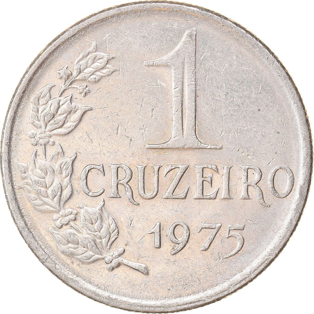 Brazil | 1 Cruzeiro Coin | Effigy | Km:581A | 1974 - 1978