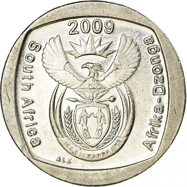 South Africa 1 Rand South Africa - Afrika-Dzonga Coin KM468 2009
