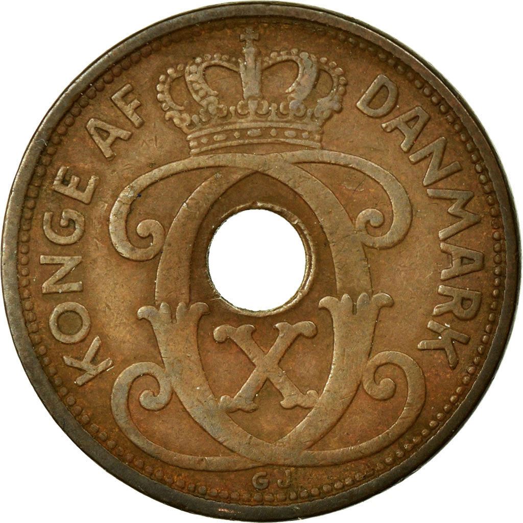 Denmark | 2 Ore Coin | Monogram | Km:827 | 1926 - 1940