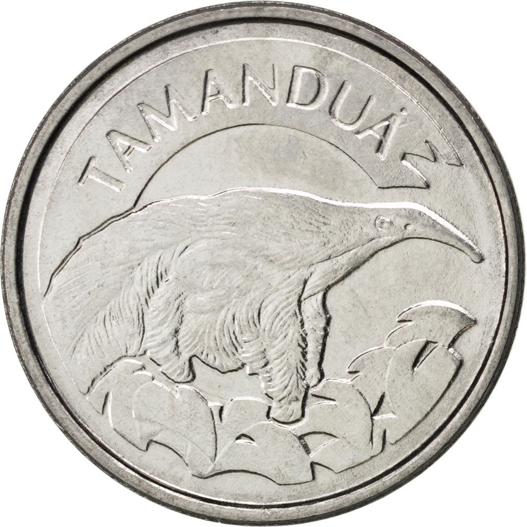 Brazil | 10 Cruzeiros Reais Coin | Anteater | Km:628 | 1993 - 1994