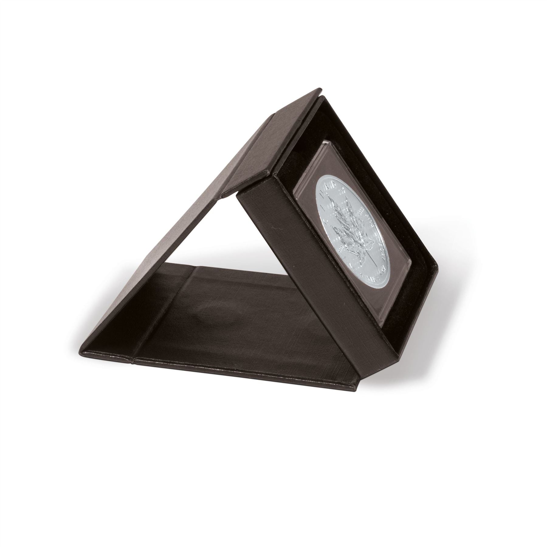 AIRBOX Small Coin Box | Box for Presenting Coins in Square Capsules | 1 to 6 Compartments