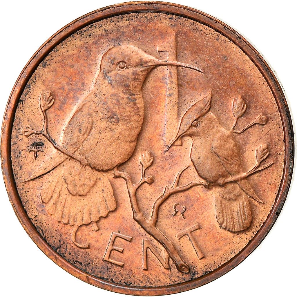 British Virgin Islands | 1 Cent Coin | Hummingbirds | Km:1 | 1973 - 1984