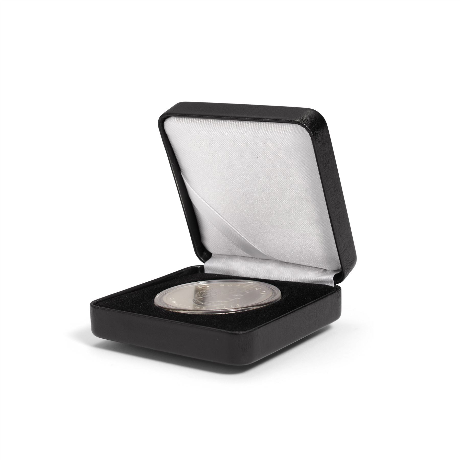 NOBILE Single Coin Box | Box for Presenting Coins in Round GRIPS Capsules | Different Compartment Sizes