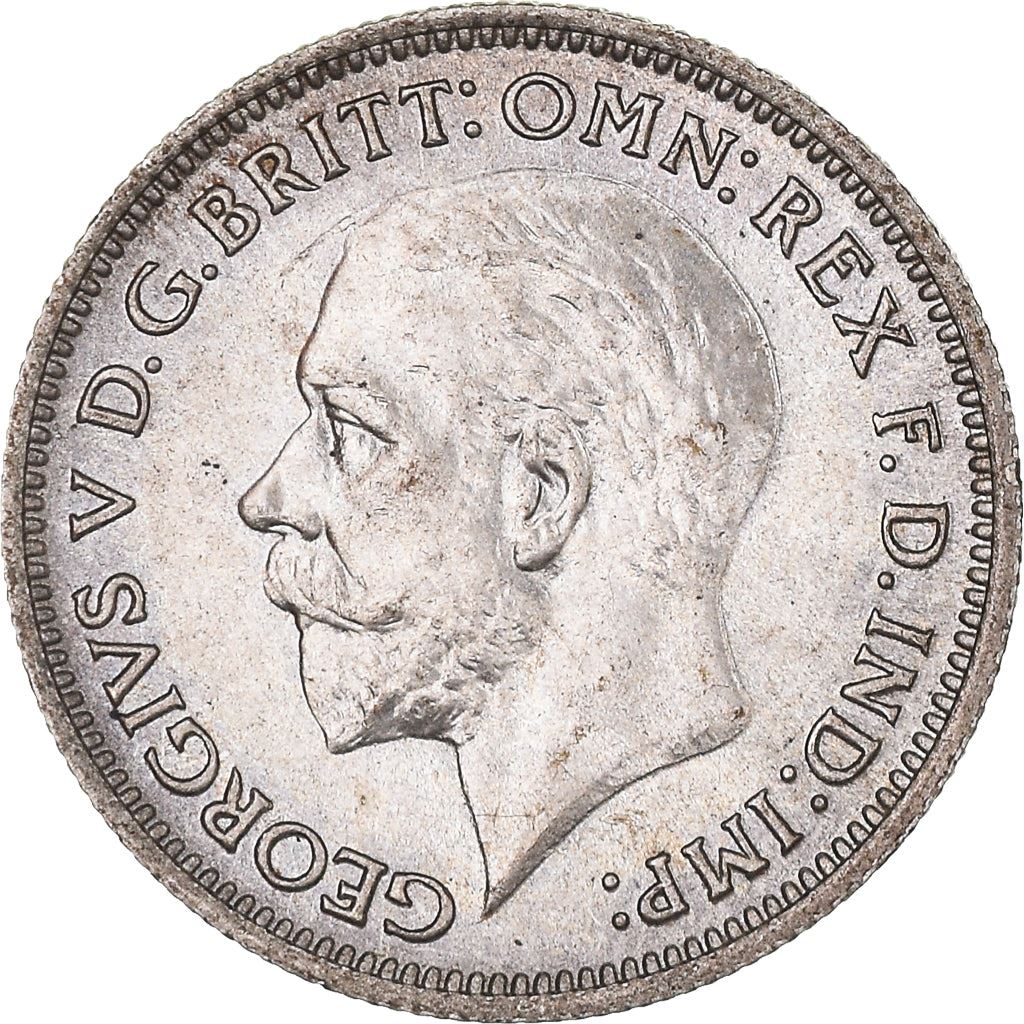 United Kingdom | 6 Pence Coin | George V | KM:832 | 1927 - 1936