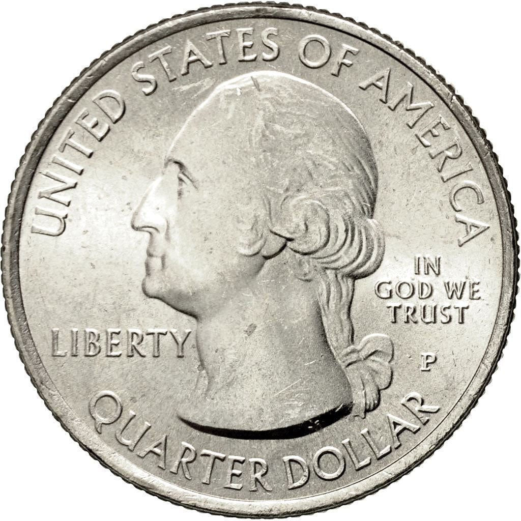 United States | 1/4 Dollar Coin | Arizona | Grand Canyon | Km:472 | 2010