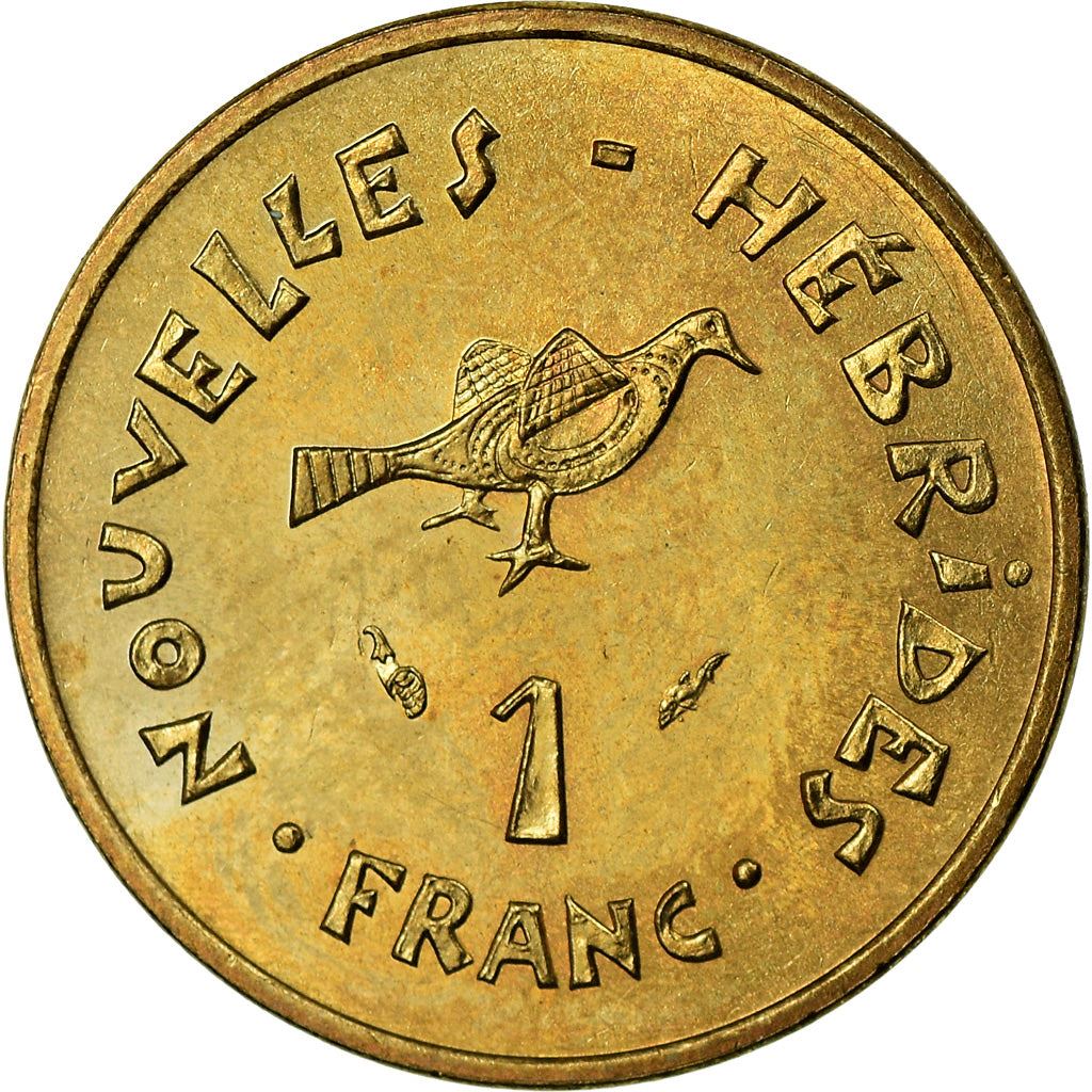 New Hebrides | 1 Franc Coin | Marianne | Frigate Bird | Km:4.2 | 1975 - 1982