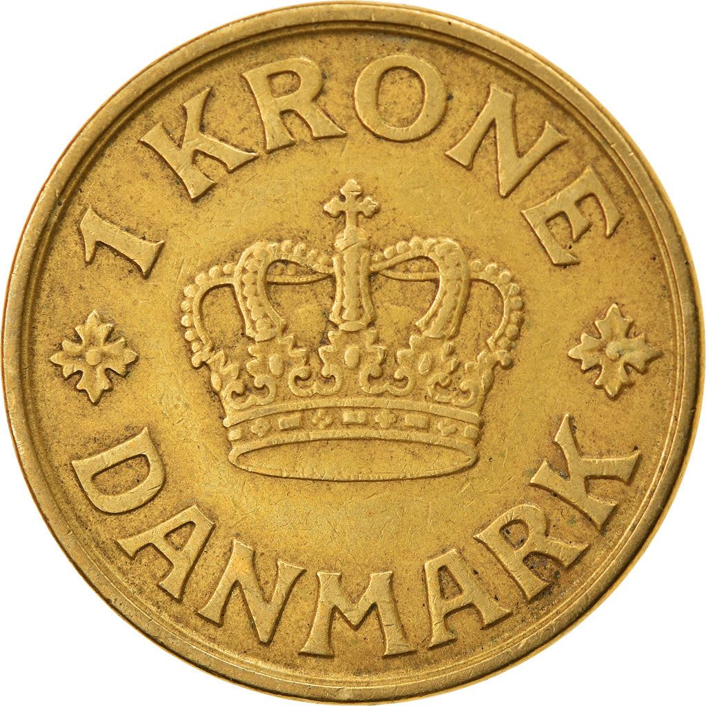 Denmark | 1 Krone Coin | Monogram | Km:824 | 1924 - 1941