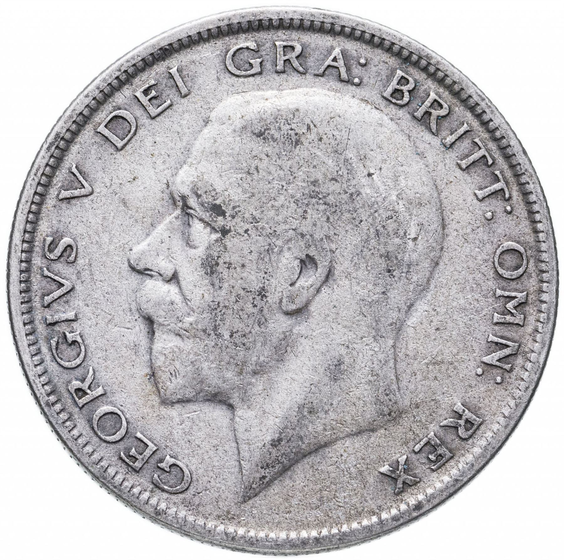 United Kingdom | 1/2 Crown Coin | George V | KM:835 | 1927 - 1936