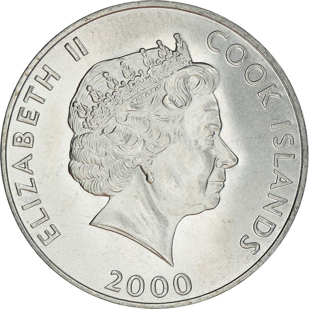 Cook Islands | 5 Cents Coin | Tangaroa | Km:369 | 2000