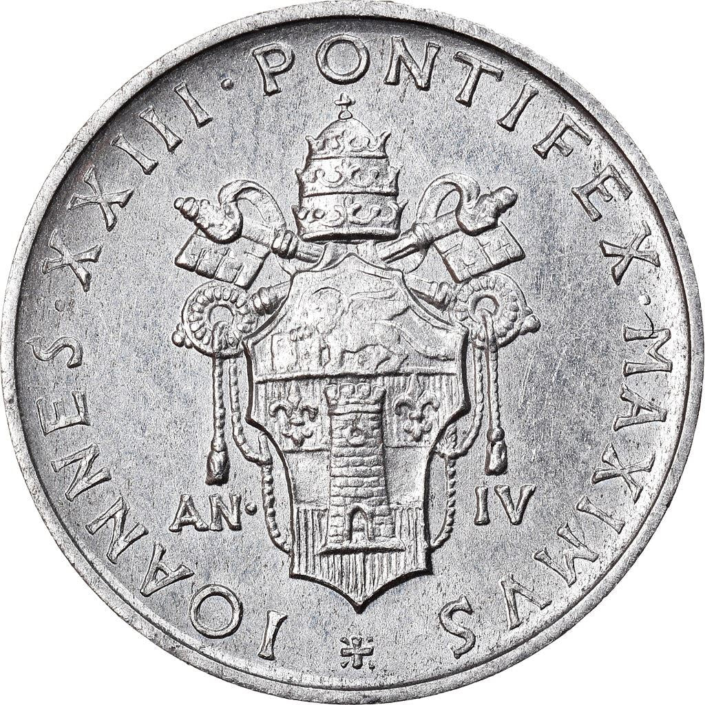 Vatican City | 1 Lira Coin | John XXIII | Km:67 | 1962