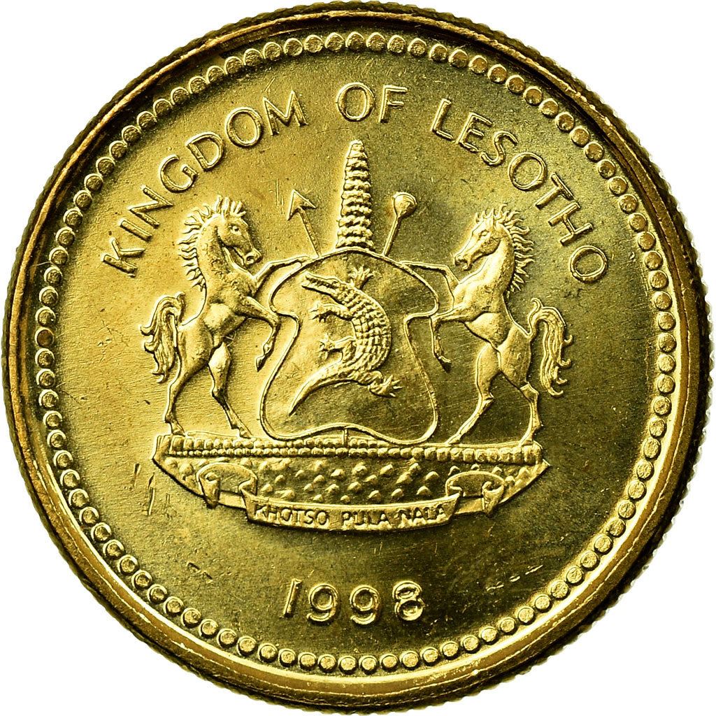 Lesotho | 10 Lisente Coin | Angora goat | Km:63 | 1998 - 2023