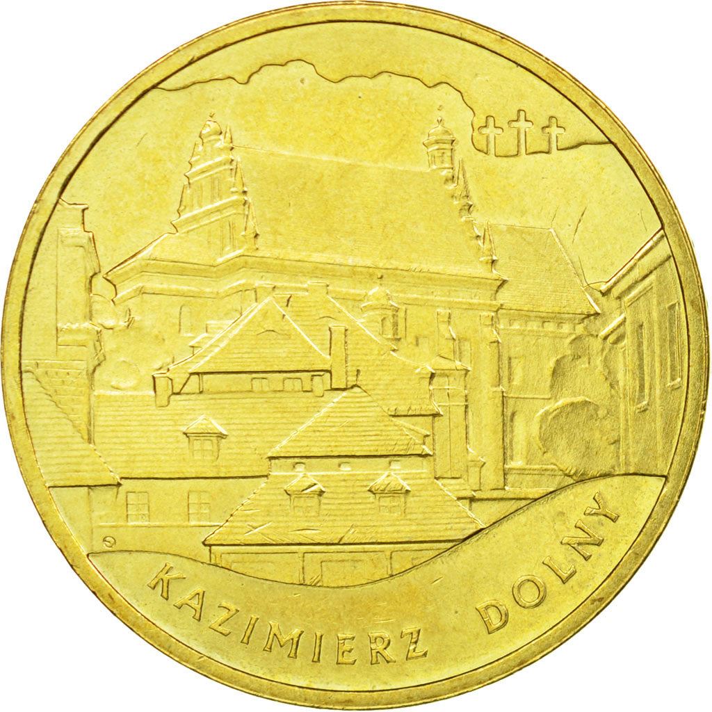 Poland | 2 Zlotys Coin | Kazimierz Dolny | Y:641 | 2008