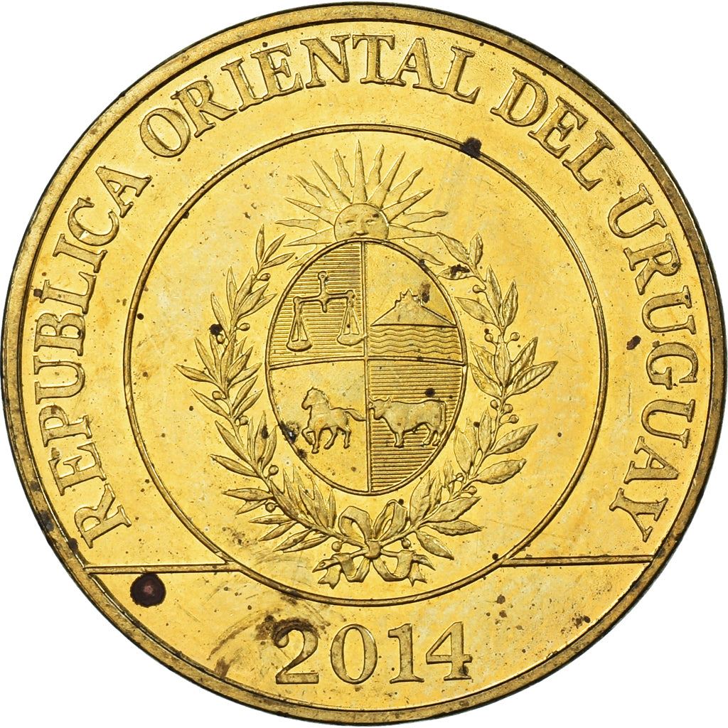 Uruguay 5 Pesos Coin | Nandu | Greater Rhea | KM137 | 2011 - 2019