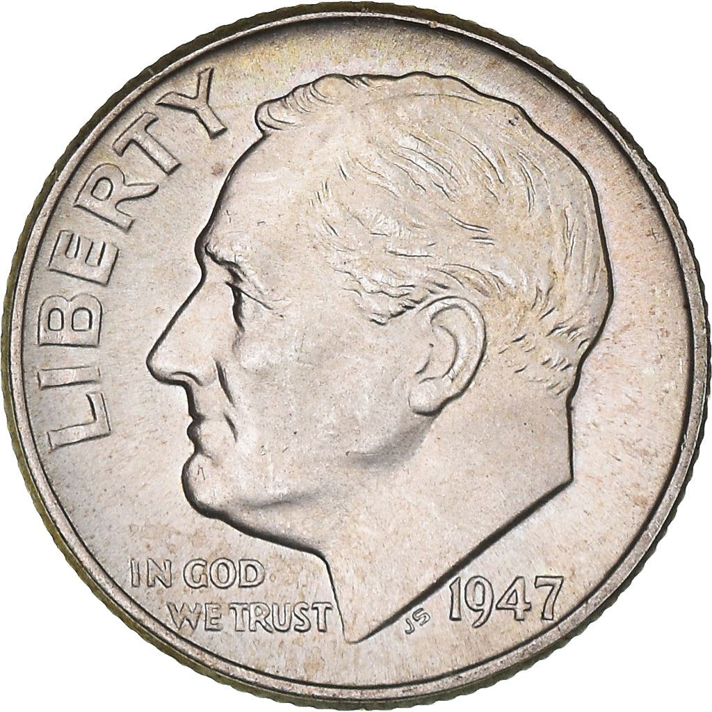 USA | 1 Dime Mønt | Franklin D. Roosevelt | KM:195 | 1946 - 1964