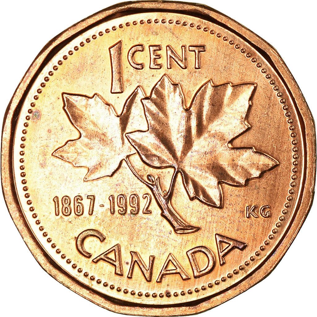 Canada | 1 Cent Coin | Bronze | Confederation | KM:204 | 1992