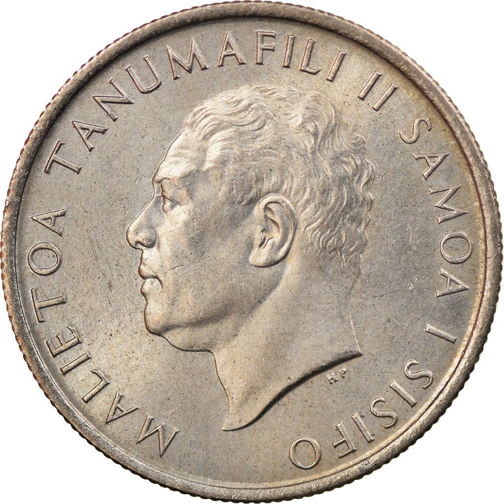 Samoa | Moneda de 5 Sene | Malietoa Tanumafili II | Constelación Crux | KM:3 | 1967