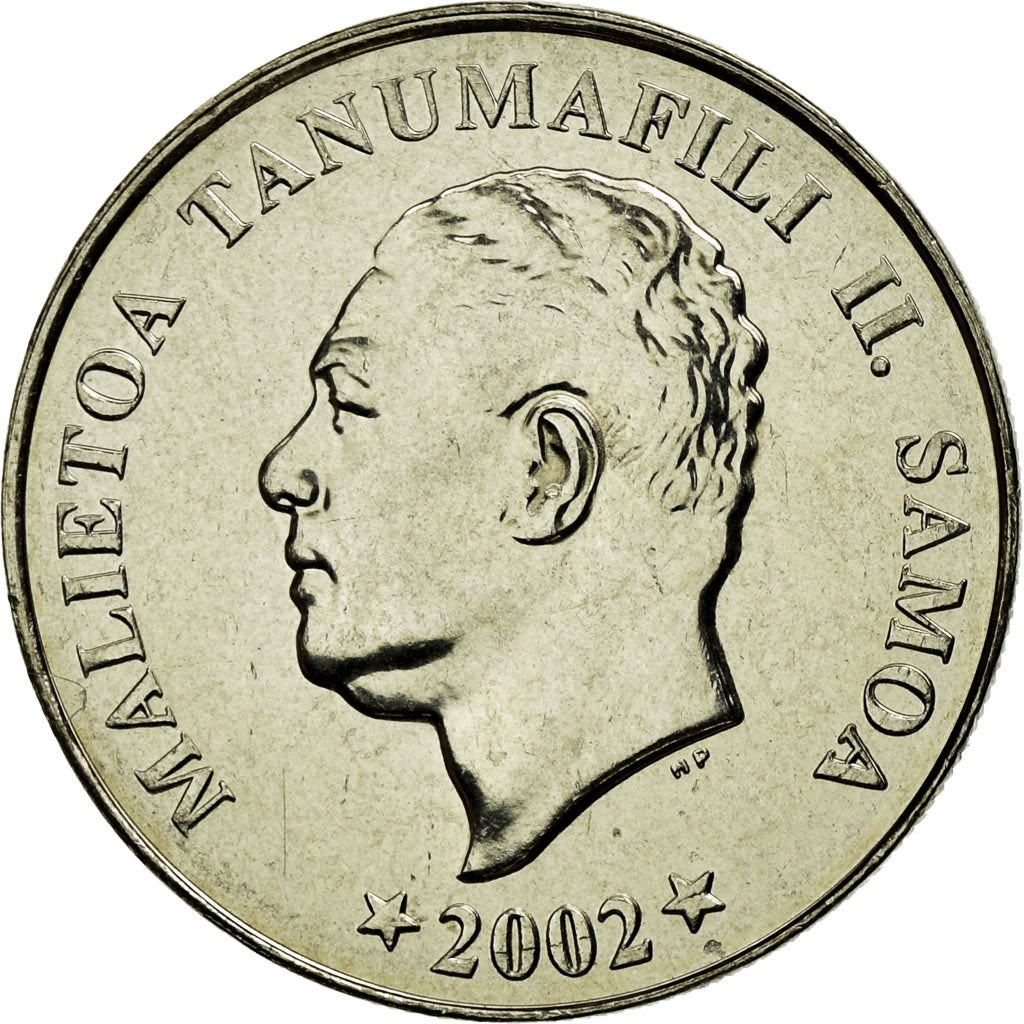 Samoa | 10 Sene Coin | Malietoa Tanumafili II | Taro Plant | Km:132 | 2002 - 2010