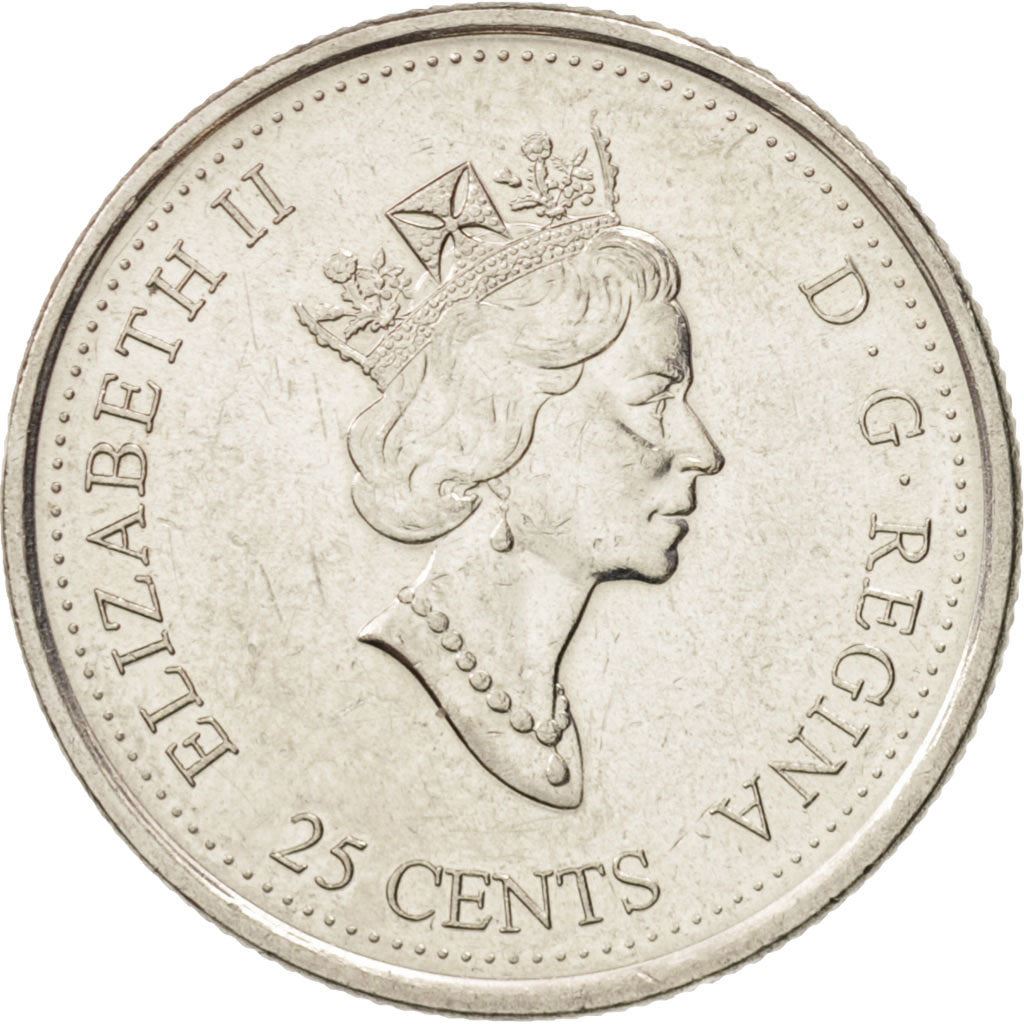 Canada | 25 Cents Coin | Freedom | Nickel | KM:374 | 2000