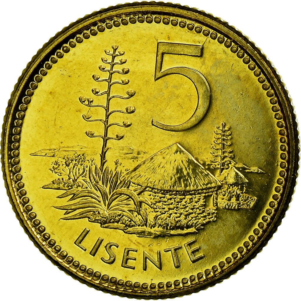 Lesotho | 5 Lisente Coin | Pine tree | Km:62 | 1998 - 2006