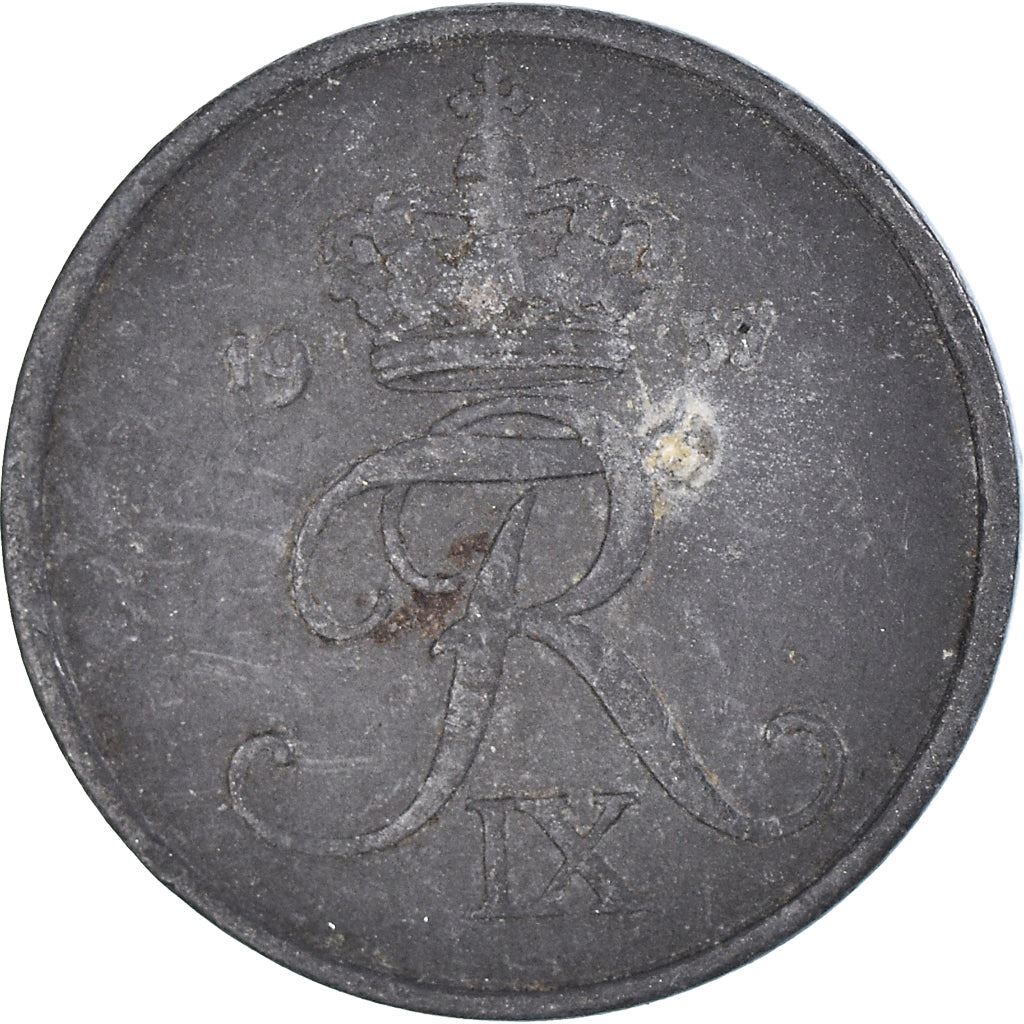 Denmark | 2 Ore Coin | Monogram | Km:840 | 1948 - 1972