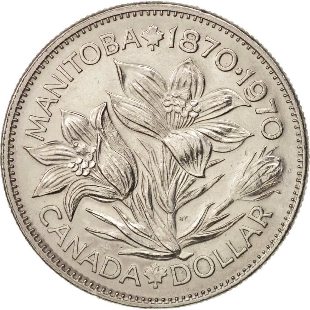 Canada | 1 Dollar Coin | Manitoba | Nickel | KM:78 | 1970