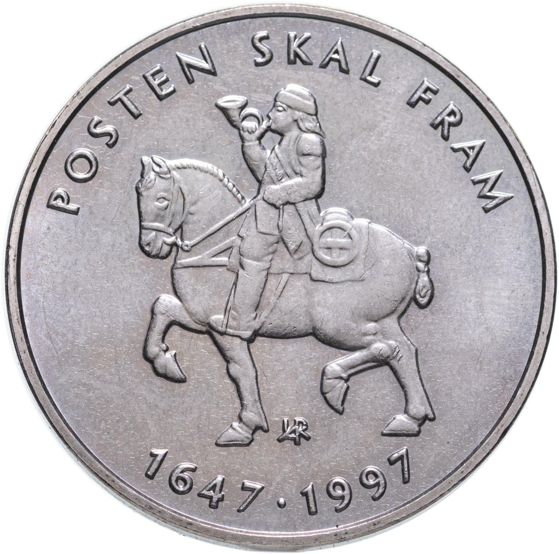 Norway | 5 Kroner Coin | Norwegian Postal Service | KM:461 | 1997