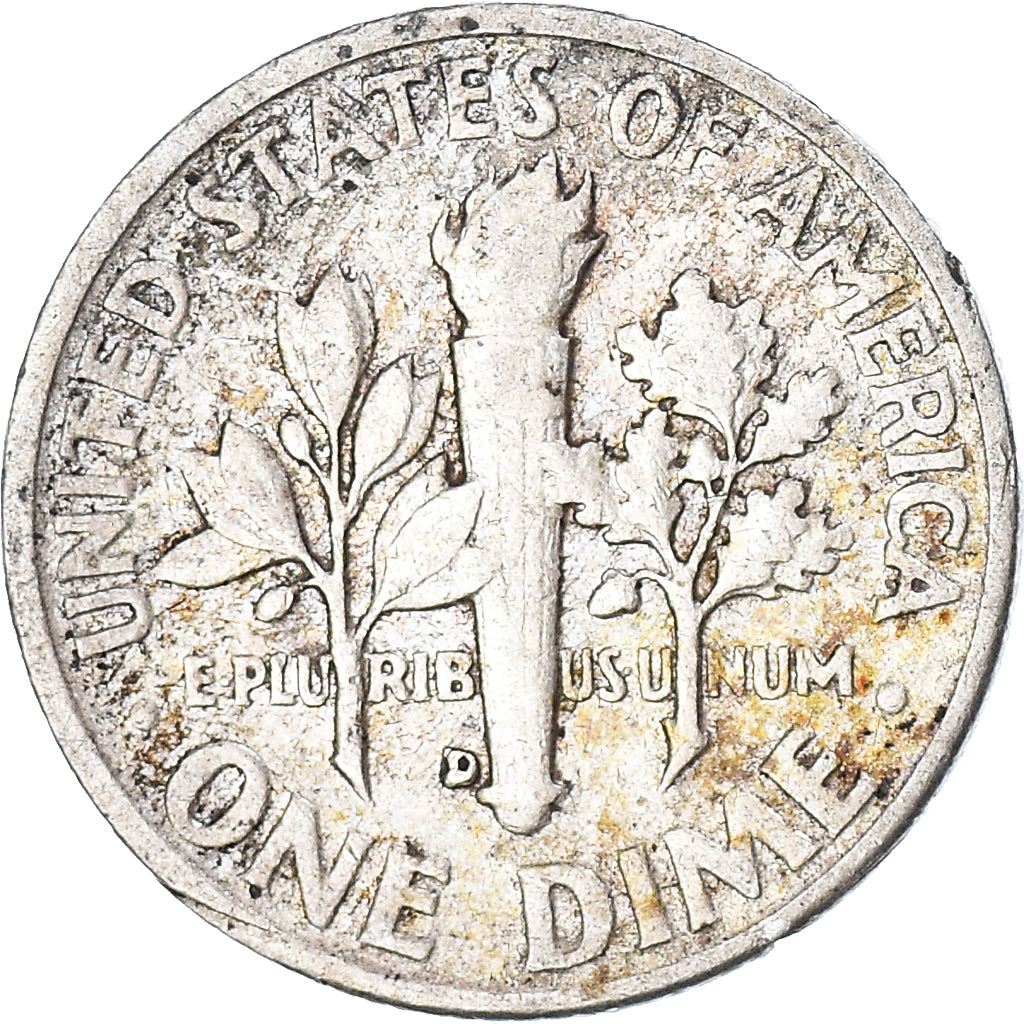 USA | 1 Dime Mønt | Franklin D. Roosevelt | KM:195 | 1946 - 1964