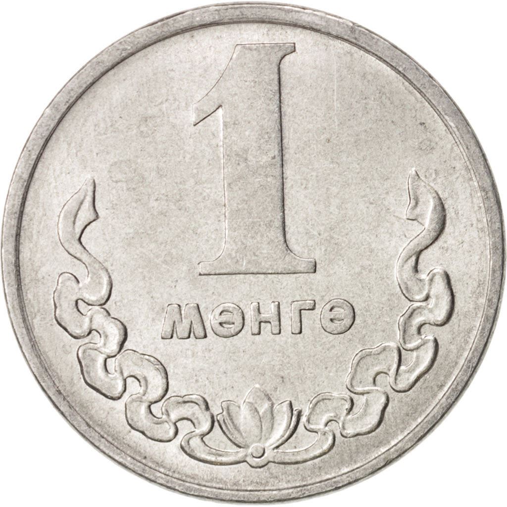 Mongolia | 1 Mongo Coin | Wreath | Km:27 | 1970 - 1981