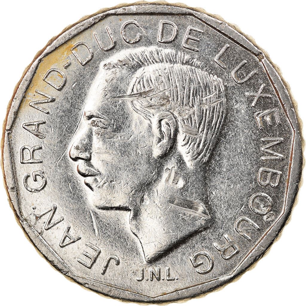 Luxembourg | 50 Francs Coin | Nickel | Monarch | Crown | KM:62 | 1987-1989